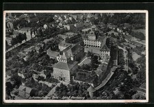Ansichtskarte Zeitz, Schloß Moritzburg, Fliegeraufnahme 1936 