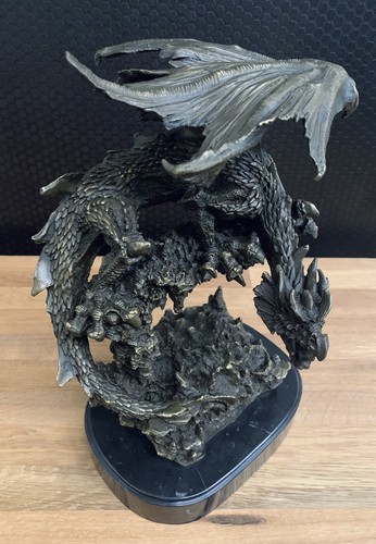 Bronzefigur drache skulptur - bronzefigur,