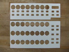 5 Blanko-Overlays für