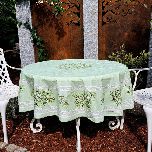 Tischdecke ø180cm provence - tischdecke,