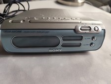 Sony Dream Machine ICF-C273 Radiowecker Vintage Silber Getestet Alarm Radio