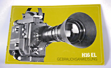 Bolex 16mm EL Reflex Gebrauchsanweisung