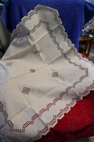 Hardanger mitteldecke 77 x - 0,77,