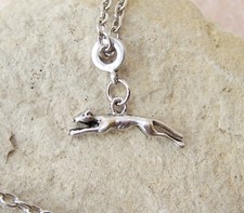 Halskette Anhänger edler windhund Halsschmuck Geschenk Geburtstag Unisex Galgo