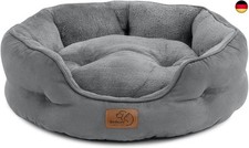 BEDSURE Katzenbett waschbar Katzen Bettchen - 51x48x15cm Katzen Bett grau mit