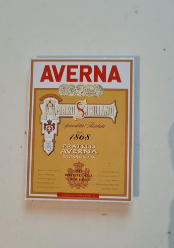 Averna werbeschild - averna,