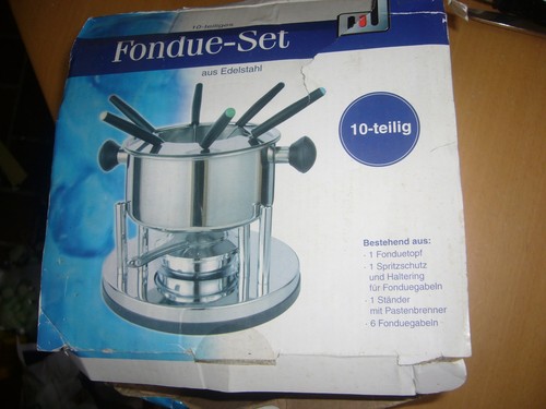 Fondue set edelstahl - fondue,