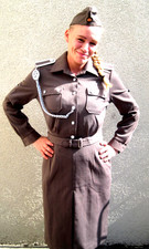 NVA Uniform Kleid  Gr.38  Effekten Ostalgie Fasching DDR Schützenschnur