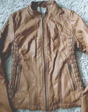 Neu*Orsay-Jacke*Gr.36 (S)*braun*Kunstleder*viele Details