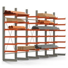 Kragarmregal, einseitig