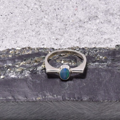 Opal dublette ring 925er - dublette,