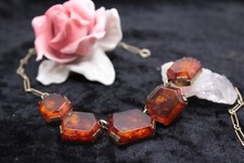 Antique silver chain necklace