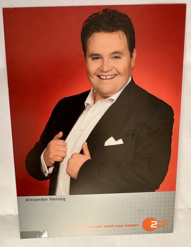 Zdf autogrammkarte - autogrammkarte,
