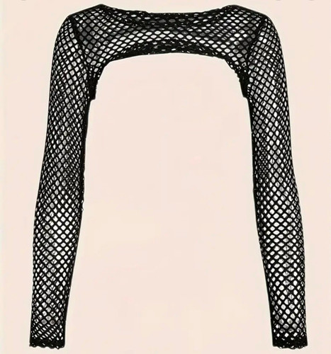 Schwarzer netz bolero - schwarzer,