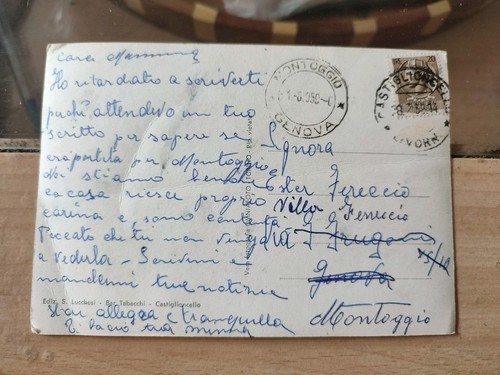 Italienischer brief mit - brief,