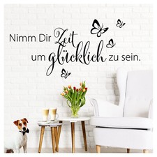 Wandtattoo Spruch Nimm dir