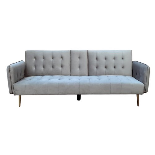 Schlafsofa eris velvet grau - schlafsofa,