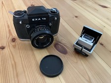 Exa 1B Spiegelreflexkamera mit Prismaeinsatz und Spiegelreflexeinsatz