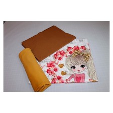 Stoffpaket - Jersey, mit Bündchen - Mädchen best friends -  SP 28