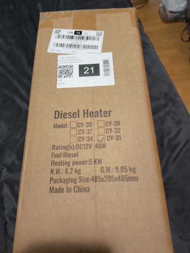 Vevor 12v 5kw diesel - 12v,
