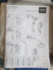 Grohe Grohtherm Unterputz 1000 Fertigmontageset für Wannenthermostat....Fehlkauf