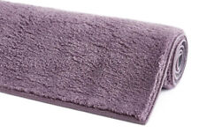 Flauschiger Teppich lavendel Einfarbig kurzfloor extra soft waschbar rutschfest