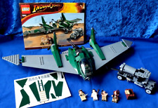 LEGO 7683 Kampf im Nurflügler indiana jones  komplett Sticker ungeklebt Neuwerti