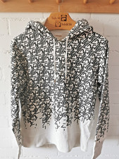 Diesel Gold L Hoodie Sweatshirt Kapuze Vintage rare weiß schwarz