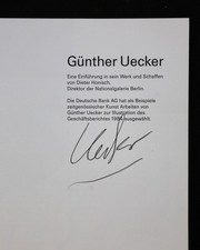 Günther Uecker. Einführung
