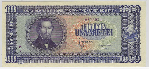 Romania rumänien 1000 lei - romania/rumÄnien,