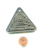 Alte   Plakette  Hanomag mit