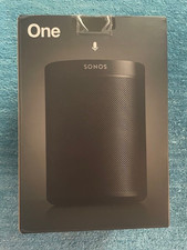 Sonos One (Gen. 2)  Schwarz - Smart Speaker mit Sprachsteuerung  – Wie Neu