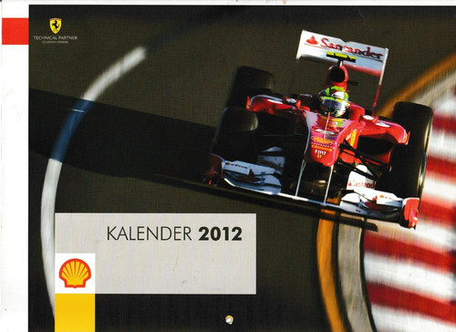 Ferrari shell kalender 2012 - ferrari,