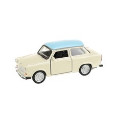 Modellauto Trabant Trabi 601 DDR Oldtimer Auto 1:34-39 Beige Dach kann blau sein