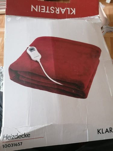 Heizdecke klarstein neu rot - neu,