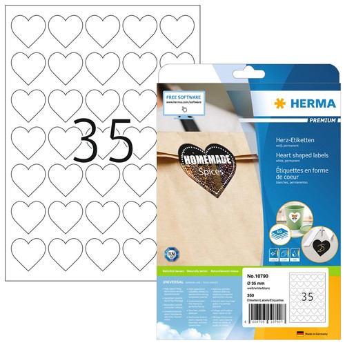 Herma herz etiketten - herma, herz-etiketten