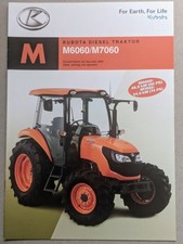 Kubota M6060/M7060 Traktoren Prospekt Bulldog Schlepper 