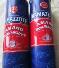 nochmal  2  Stück Blechdosen Werbung  Ramazotti, als Deko oder zum aufbewahren