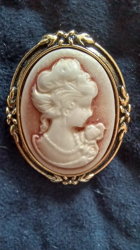 Vintage kamee brosche - vintage, –