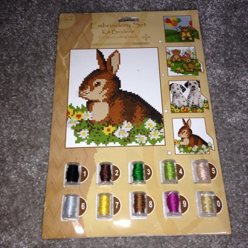 Teddybären stickset set - stickset,
