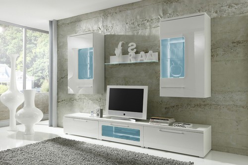 Anbauwand wohnwand schrankwand - anbauwand,
