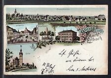 Farb - Litho Markt Erlbach im Landkreis Neustadt an der Aisch-Bad Windsheim 