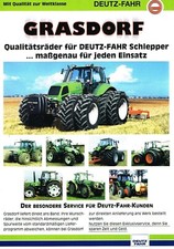 Grasdorf- Räder für Deutz- Fahr Schlepper, orig. Prospekt ca. 2000