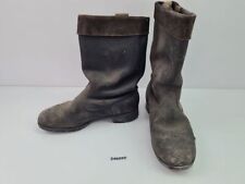 Marschstiefel NVA gefüttert Leder Gr. 28 (42) VEB Schmöllner Schuhfabrik #246099