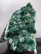 Dioptas Mit Malachit 175,44 Gramm Edelstein Natur Qualität Massiv