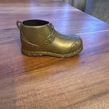 Vintage Messing Schuh Stiefel