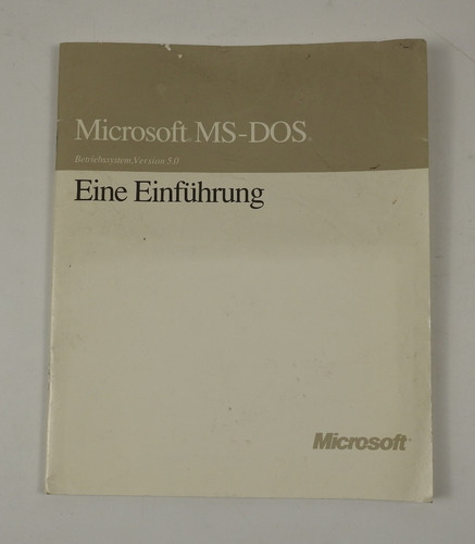 Microsoft dos version - md-dos, 5.0