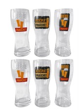 6 x Weißbierglas