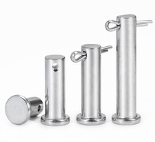 8mm 10mm Steckbolzen Sicherungsbolzen Splintbolzen Anschlagbolzen Edelstahl A2