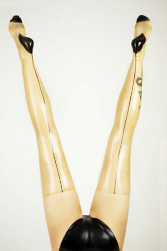 Latex strümpfe für sie - latex,